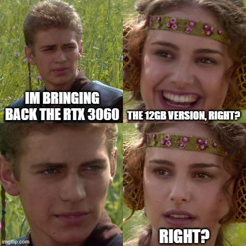 Nvidia To Bring Back The GeForce RTX 3060 To Help Tackle Current-Gen GPU & Memory Shortages