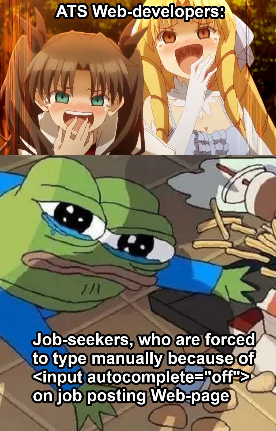 If You Have No Job You Must Suffer