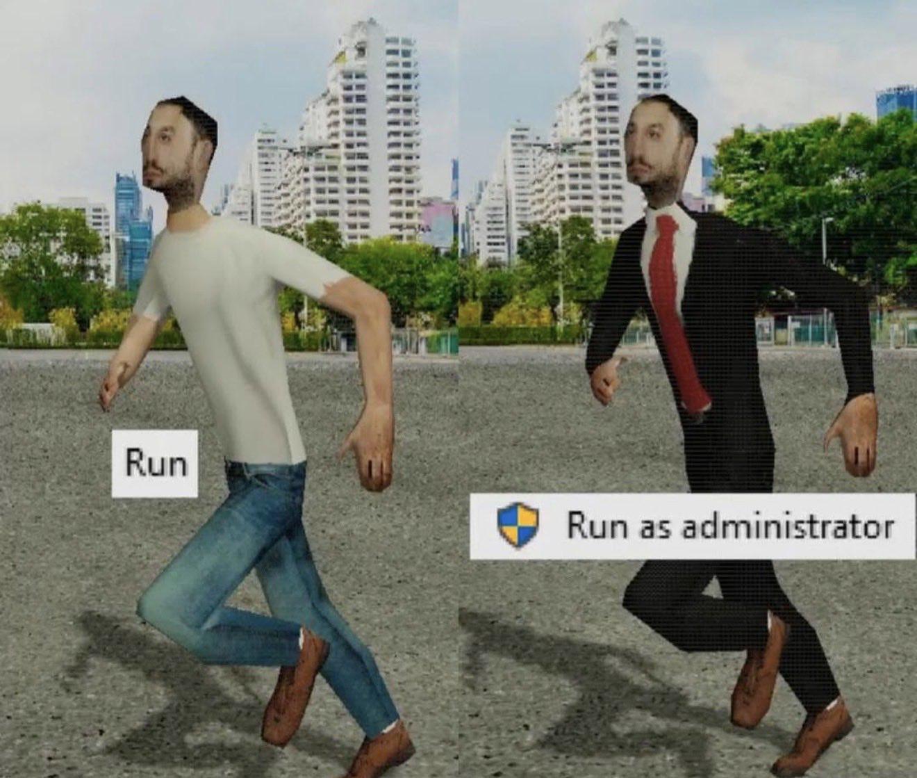 Run As Administrator
