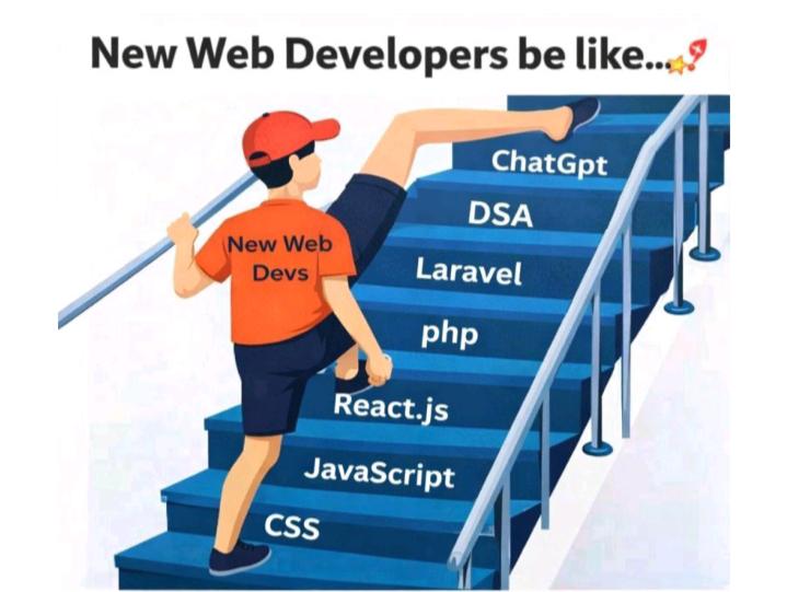 New Web Developers Be Like