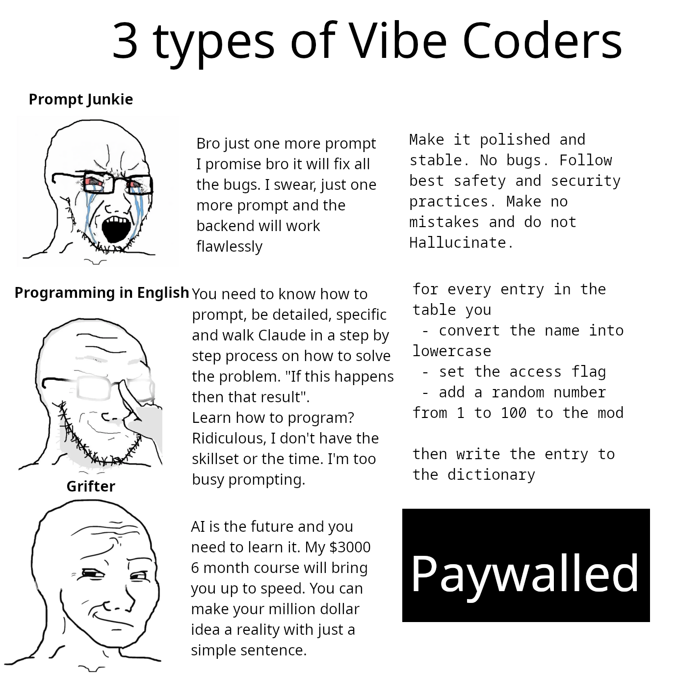 Three Types Of Vibe Coders