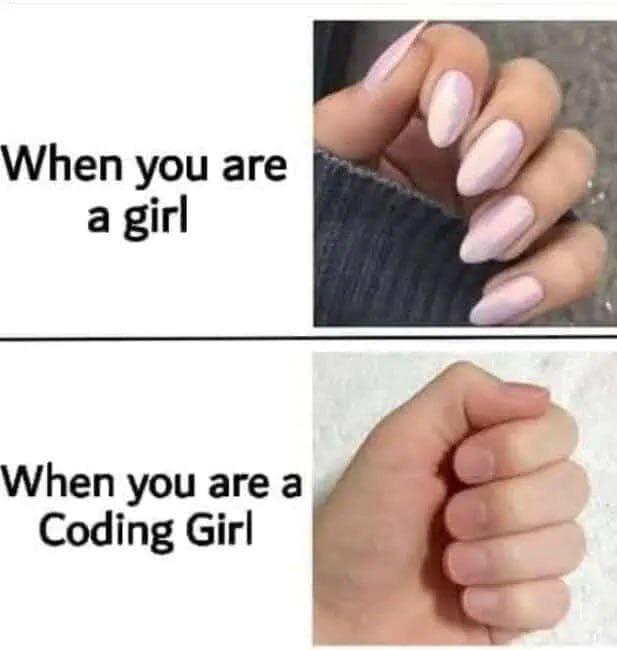 When You Are A Coding Girl