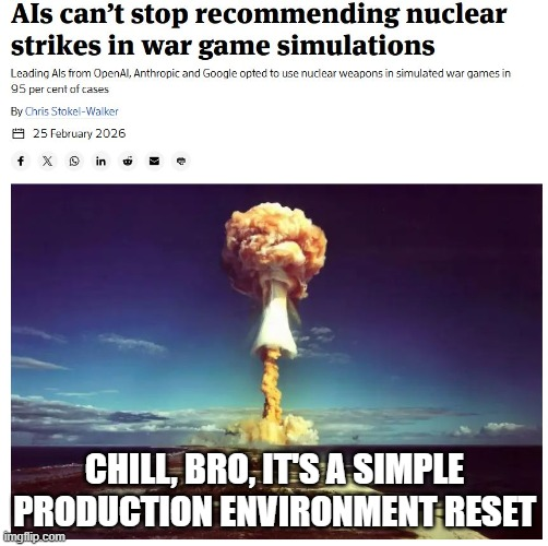 Activate Production Environment Reset