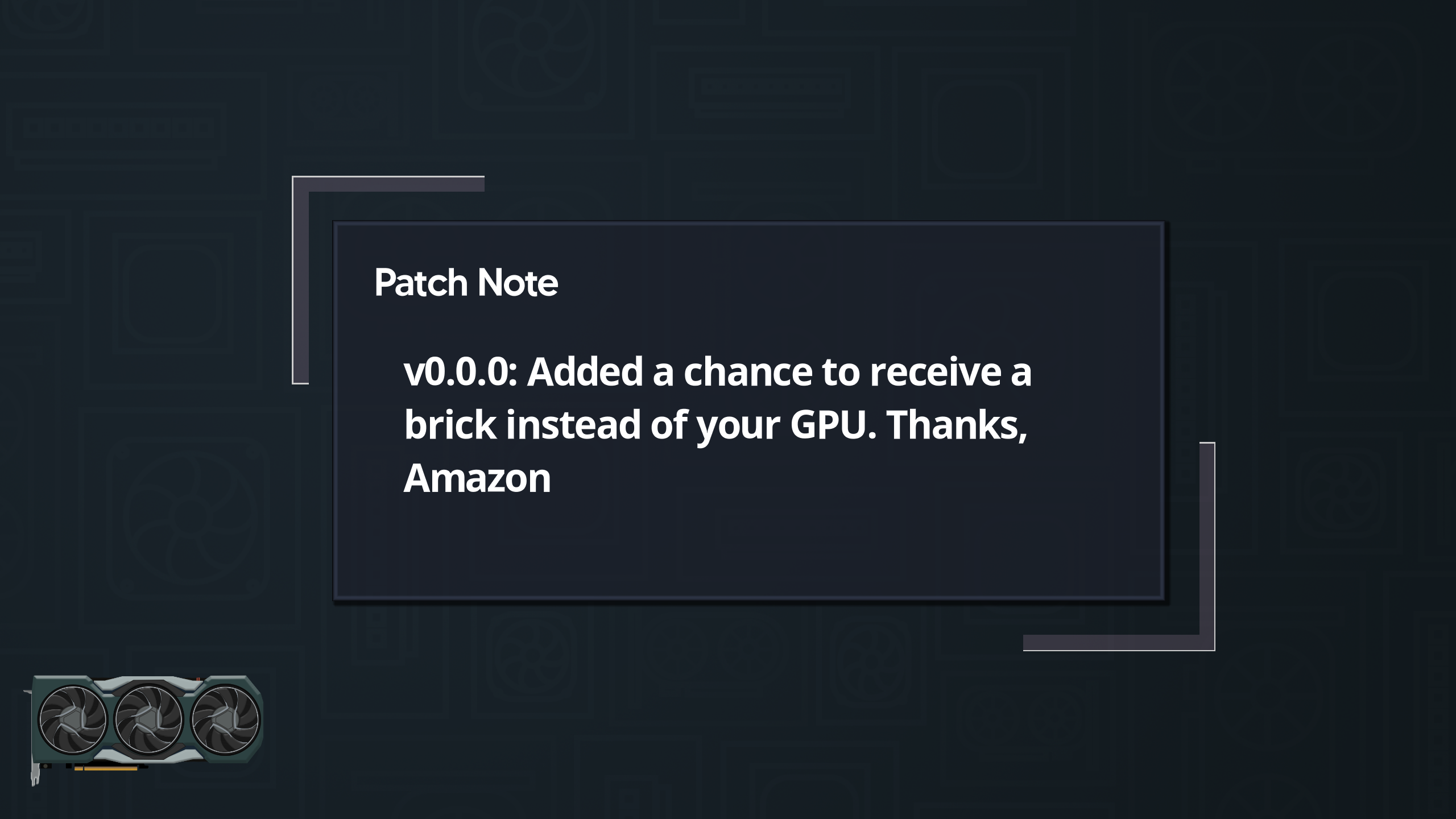 A Loading Screen From My Competitive Pc Building Game