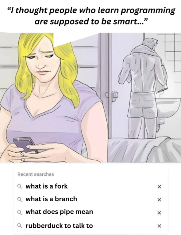 Average Programmer Google History