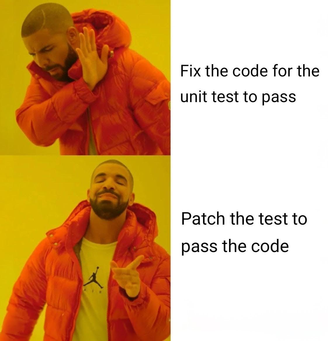 When Test Fails Then Fix The Test