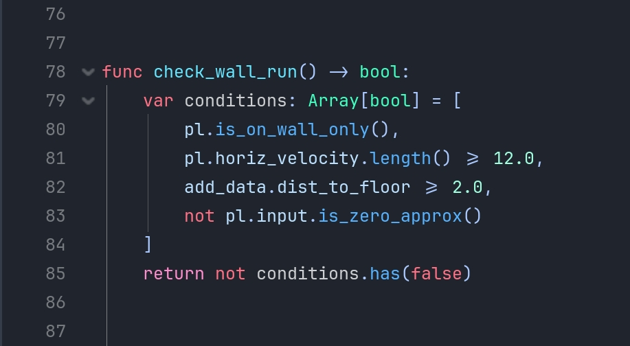 Turns Out, If You Want To Check Multiple Conditions, You Can Sugar It Like This: