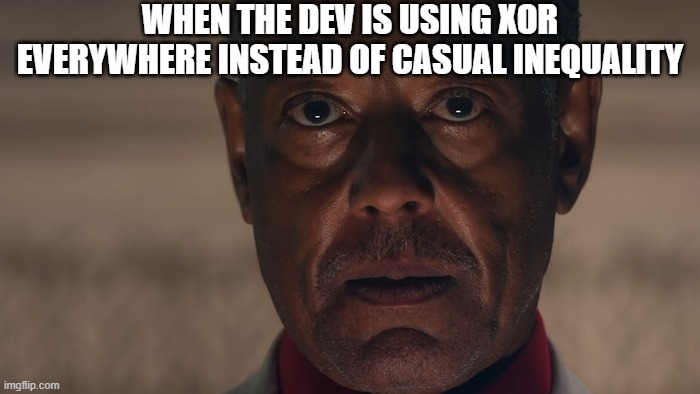 Ffs Plz Could You Just Use Normal Not Equal