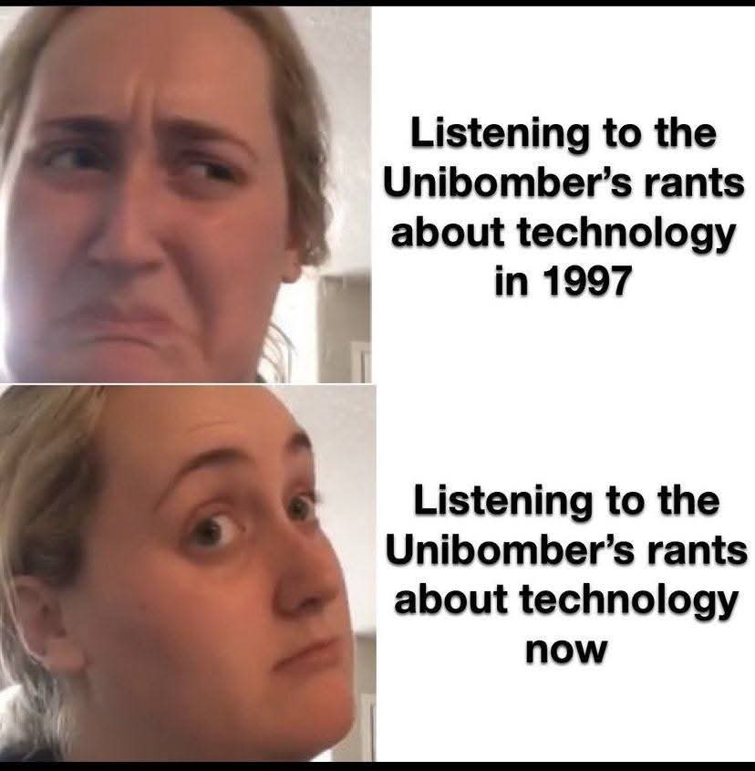 The Un Abomber. Otherwise, I Agree.