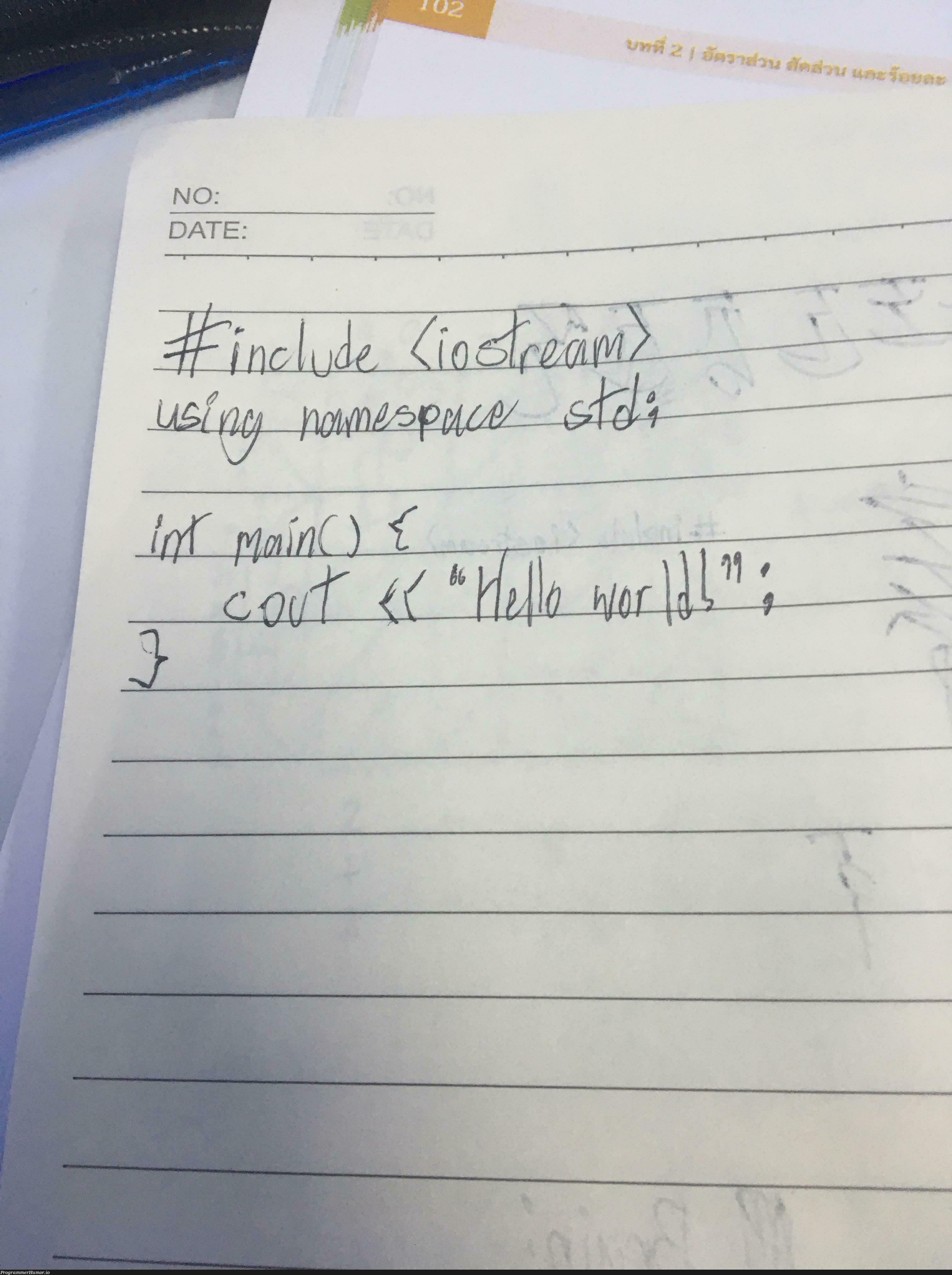 My First IDE Is Paper IDE