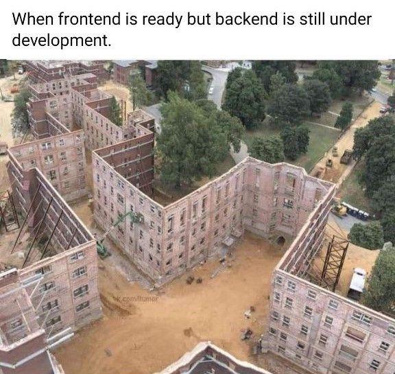 Backend Still Cooking