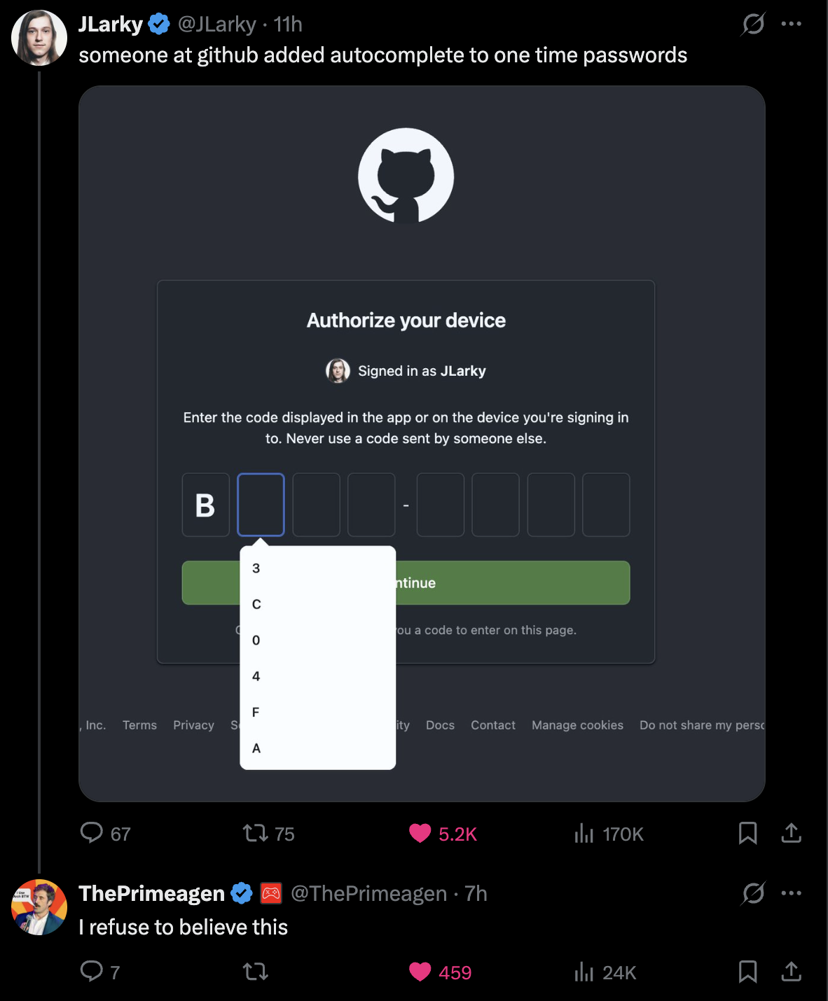 Map AI Auto Complete To OTP Auto Complete