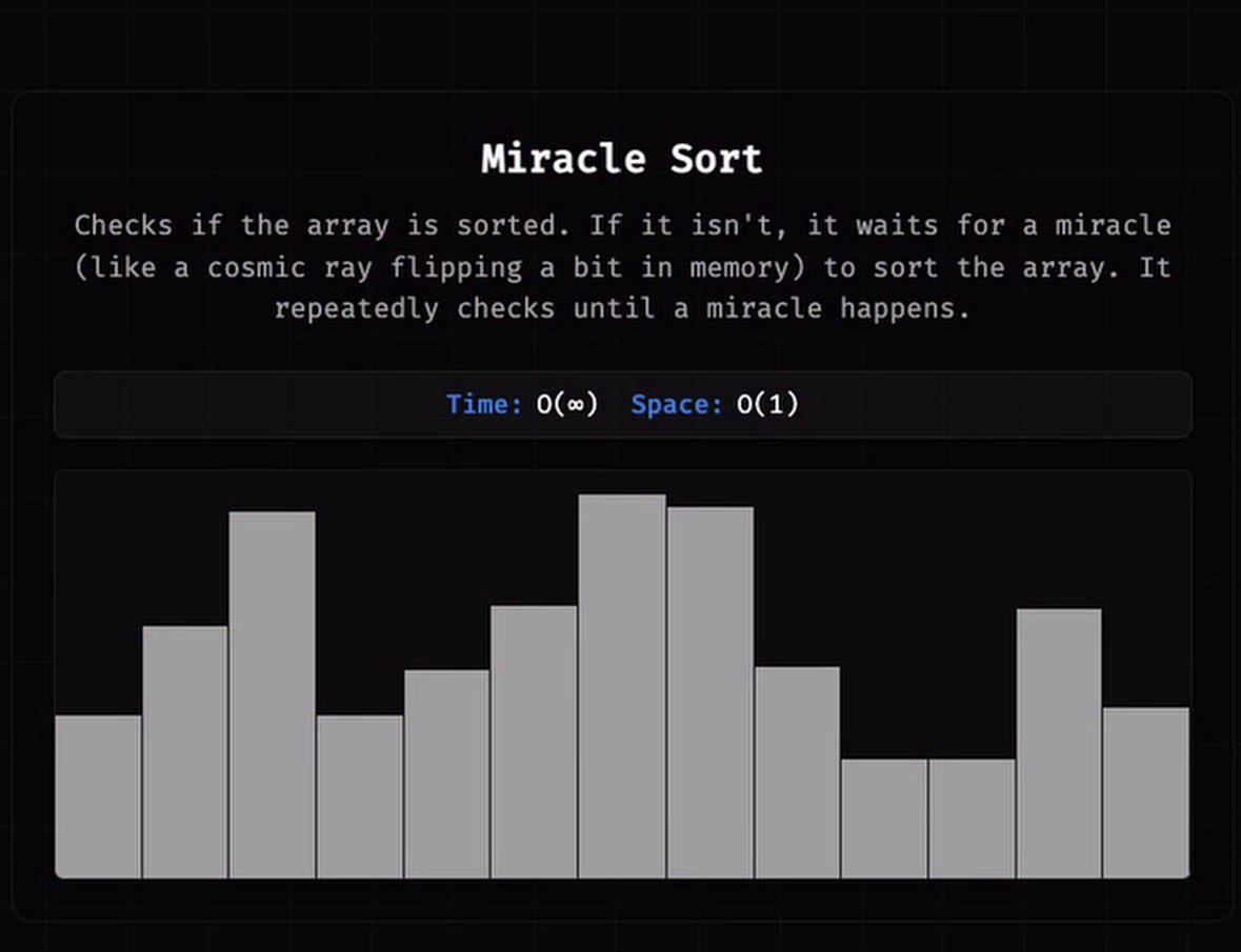 New Sorting Algo Just Dropped