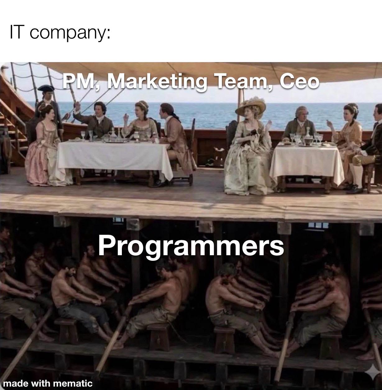 When The Boss Said We Are In The Same Boat