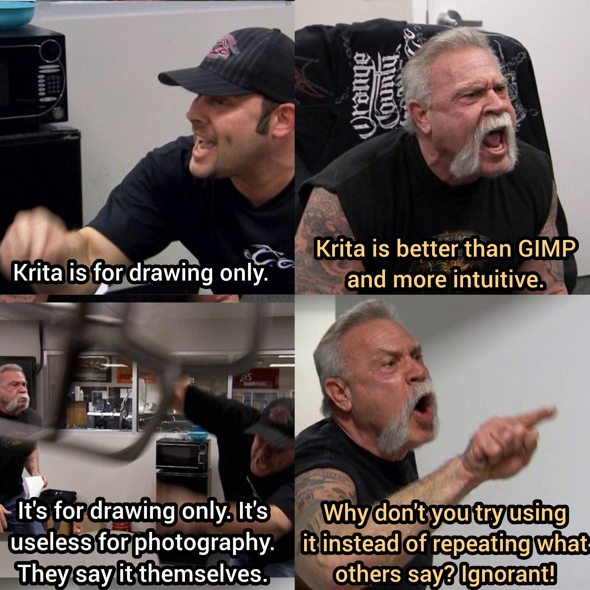 People Saying That Never Even Tried. The Best Photoshop Alternative For Linux Is Krita