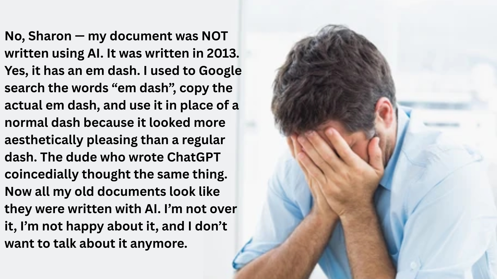 Death Of The Em Dash