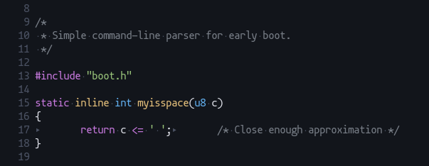 Actual Code In The Linux Kernel