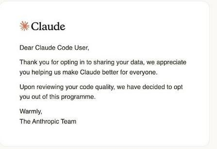 We Don't Want Your Data