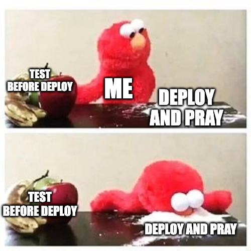 I Know Testing Is Important But Deploy And Pray Feels Right