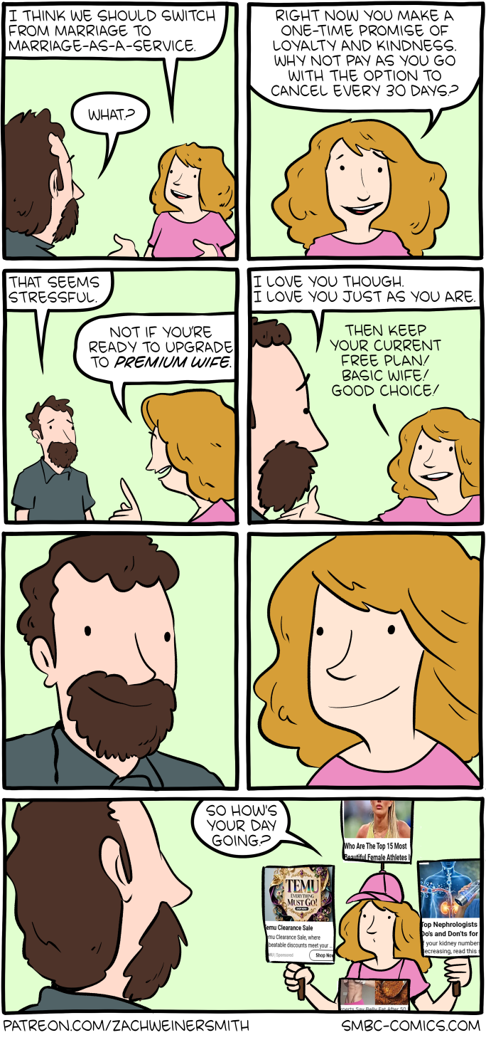 Marriage-As-A-Service: Now With Premium Tier