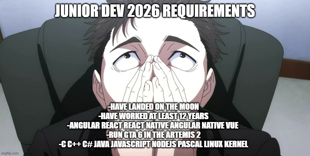 Junior Dev 2026 Requirements