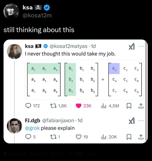 Grok Explain Yourself