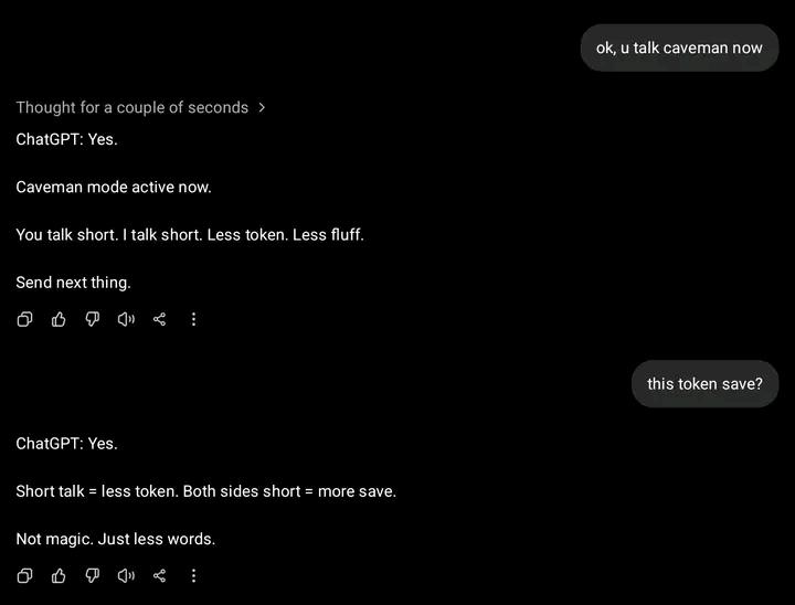 Less Tokenless Fluff