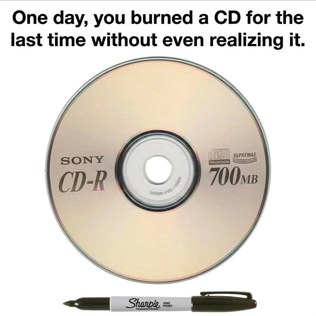 Anyone Remembers Their Last Burned Data?