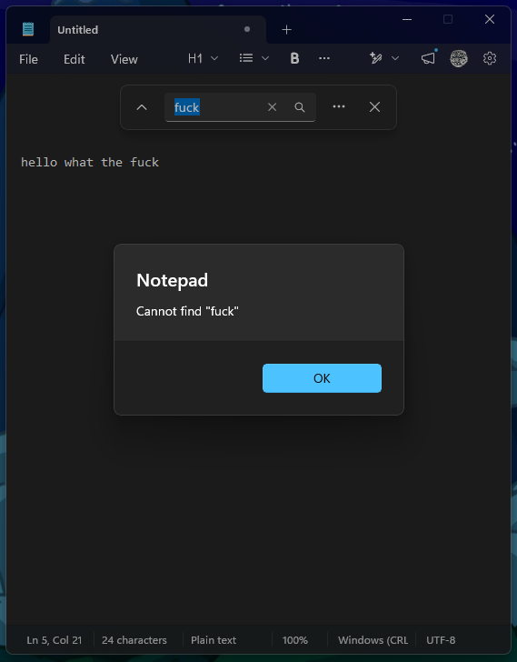 New Microsoft Update Notepad Is Crippled