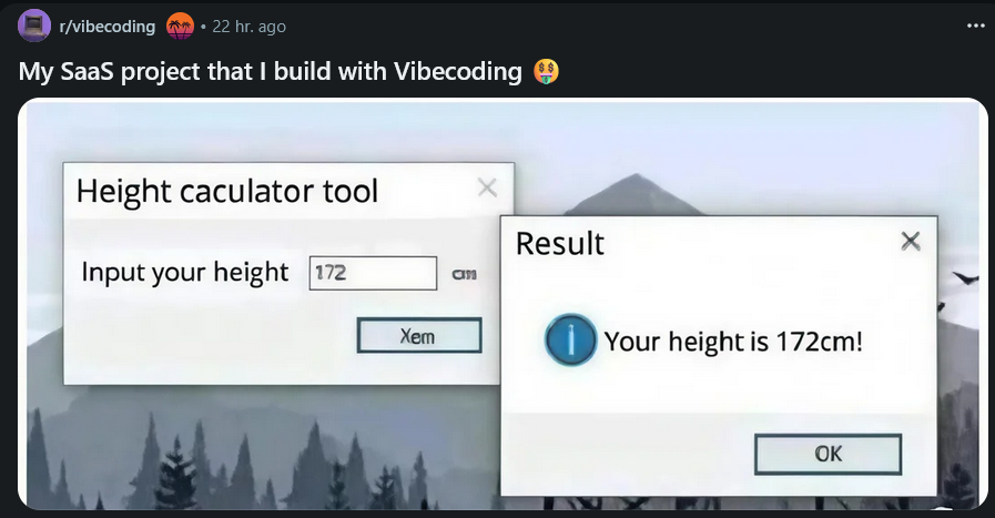 New Generation Of Vibecoders Already Reaching Reddit