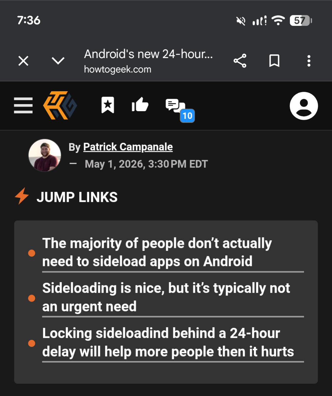 Painful Sideloading