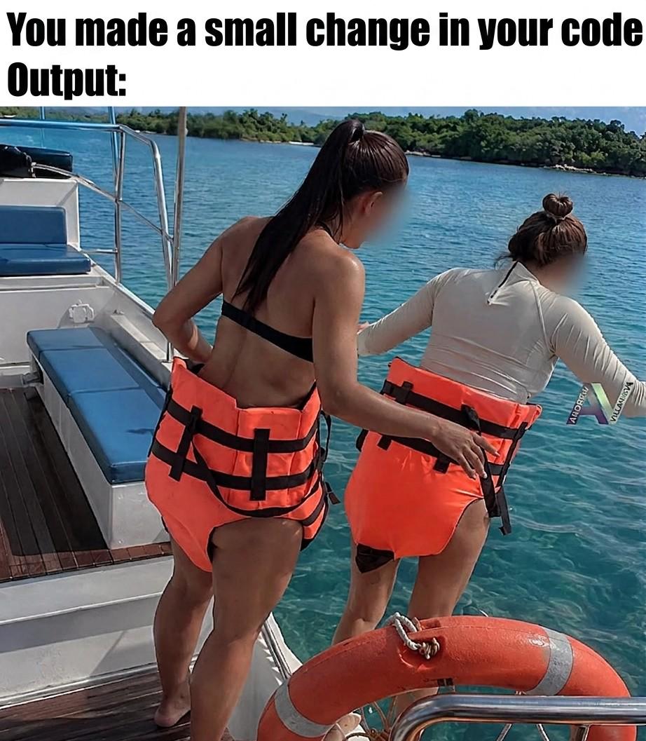 When You Change One Line Of Code