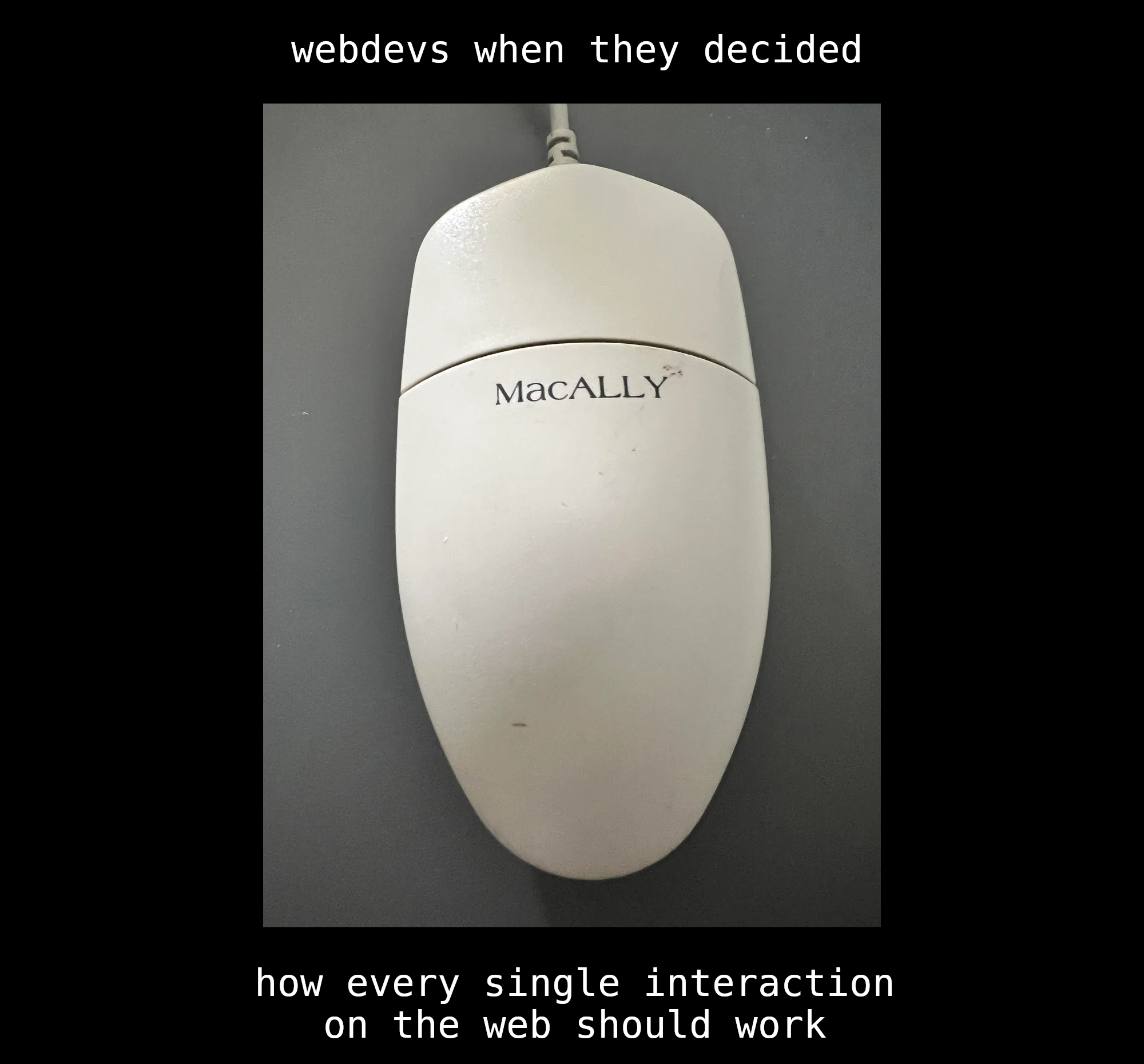 It Has Two Buttons Btw