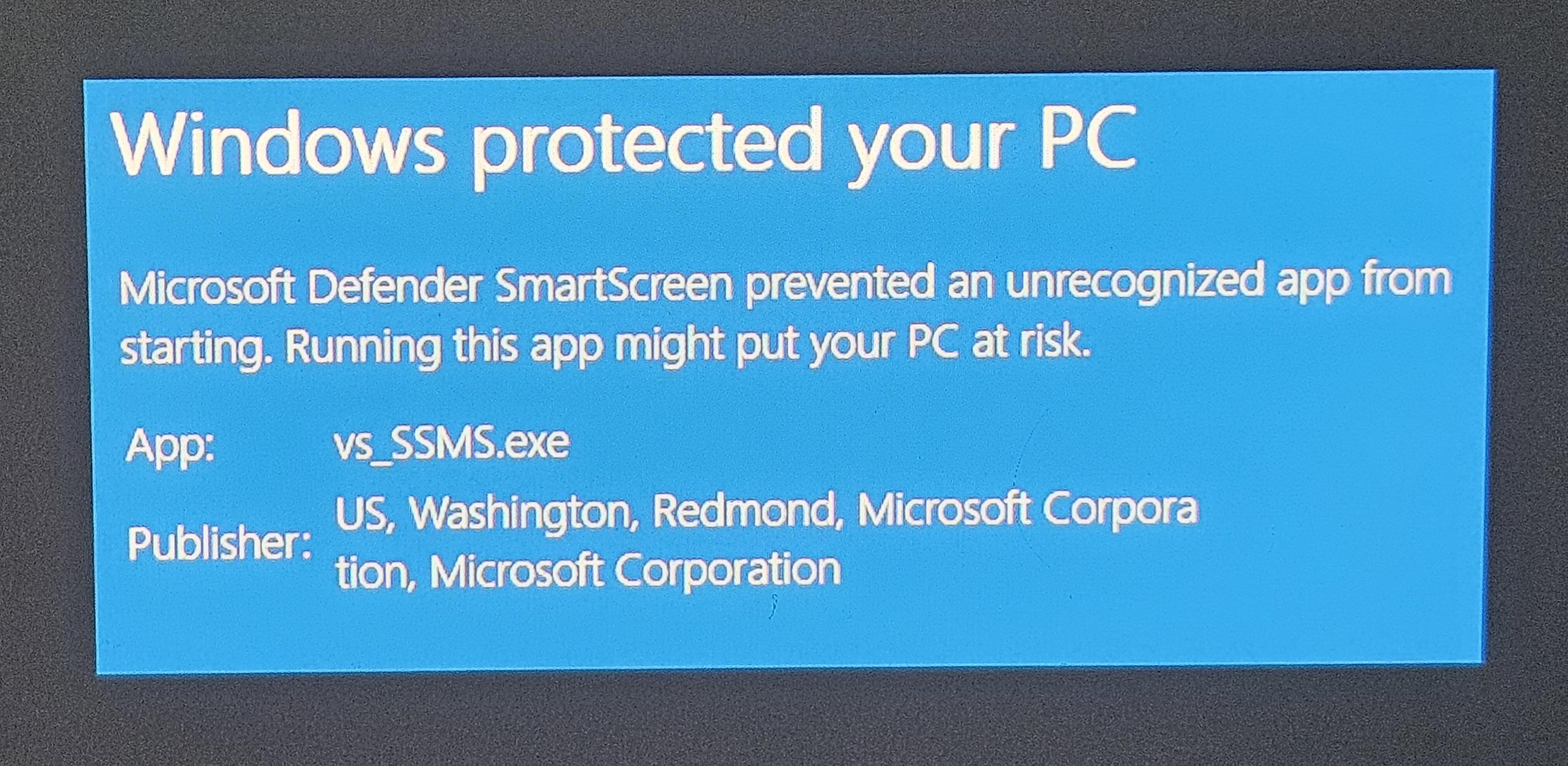 Microsoft Protecting Me From Itself