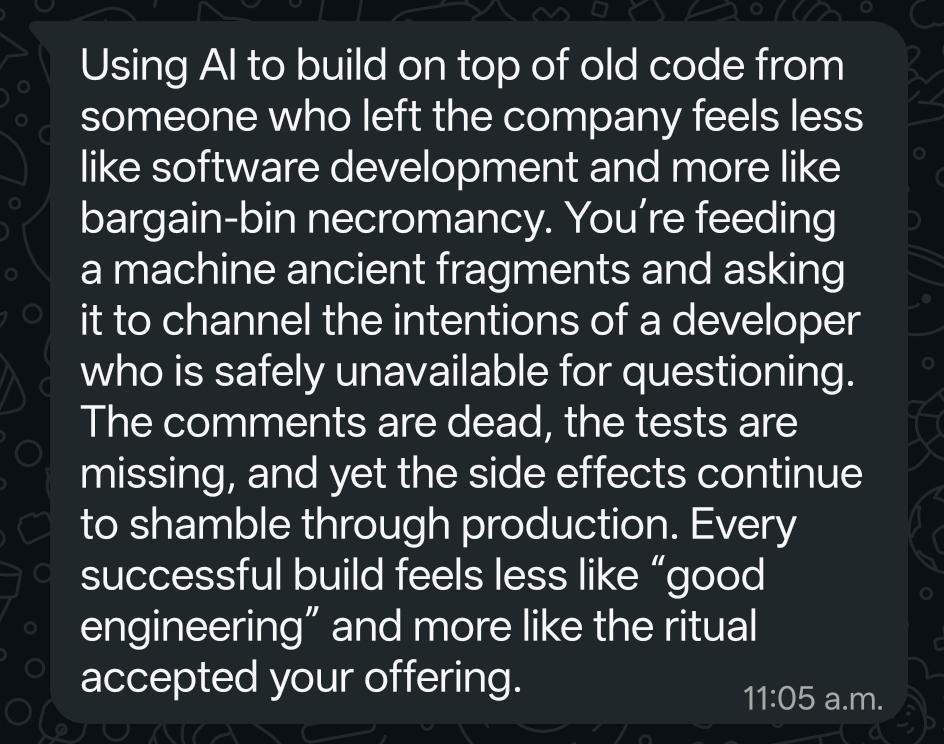 AI Necromancy