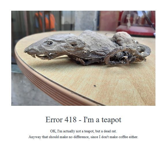 Denied Access Is Funnier With 418 Instead Of 403