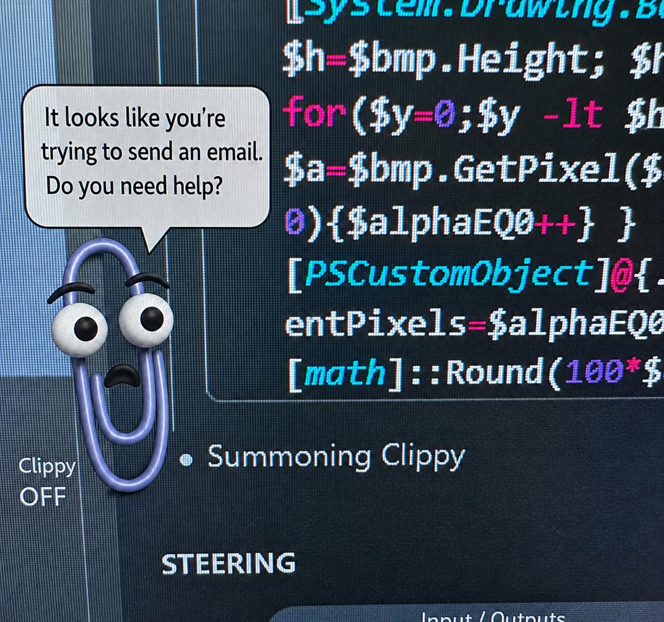 Nooo Pls No Clippy