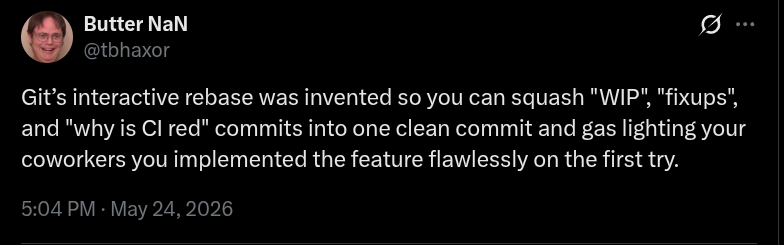 Git Interactive Rebase Is Gas Lighting Tool