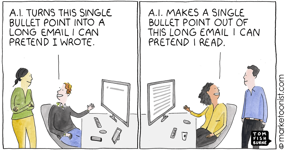 AI: The Perfect Corporate Bullshit Translator