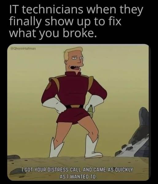As Someone Who Works In IT, I Approve