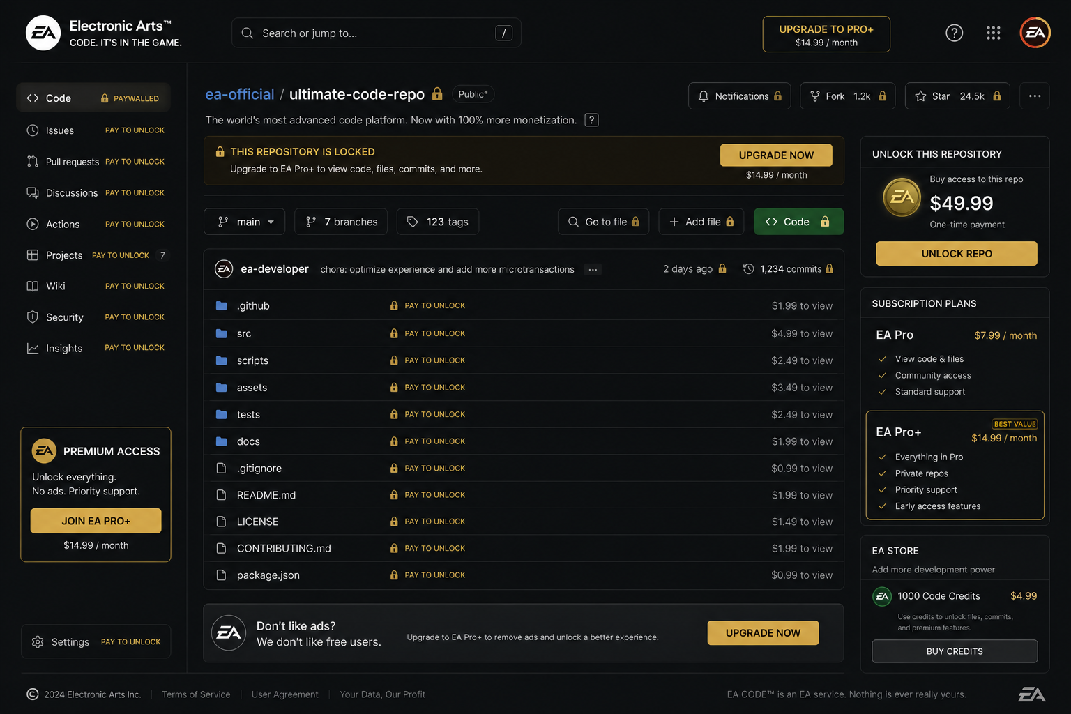 Github If EA Made It