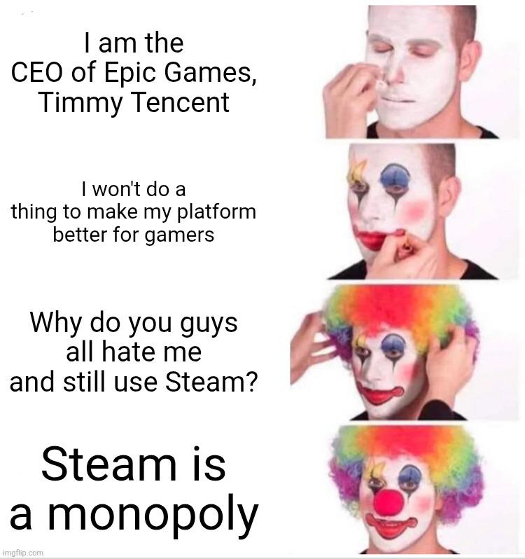 Epic Games Vs Steam Battle Be Like