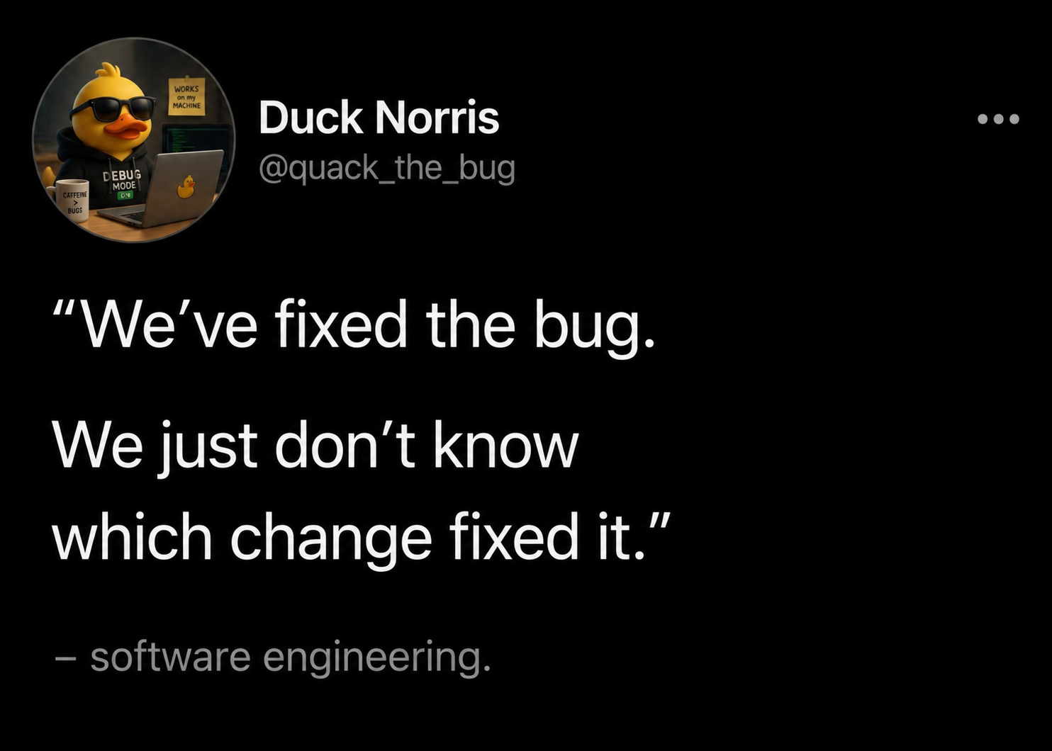 Which Change Solved The Bug