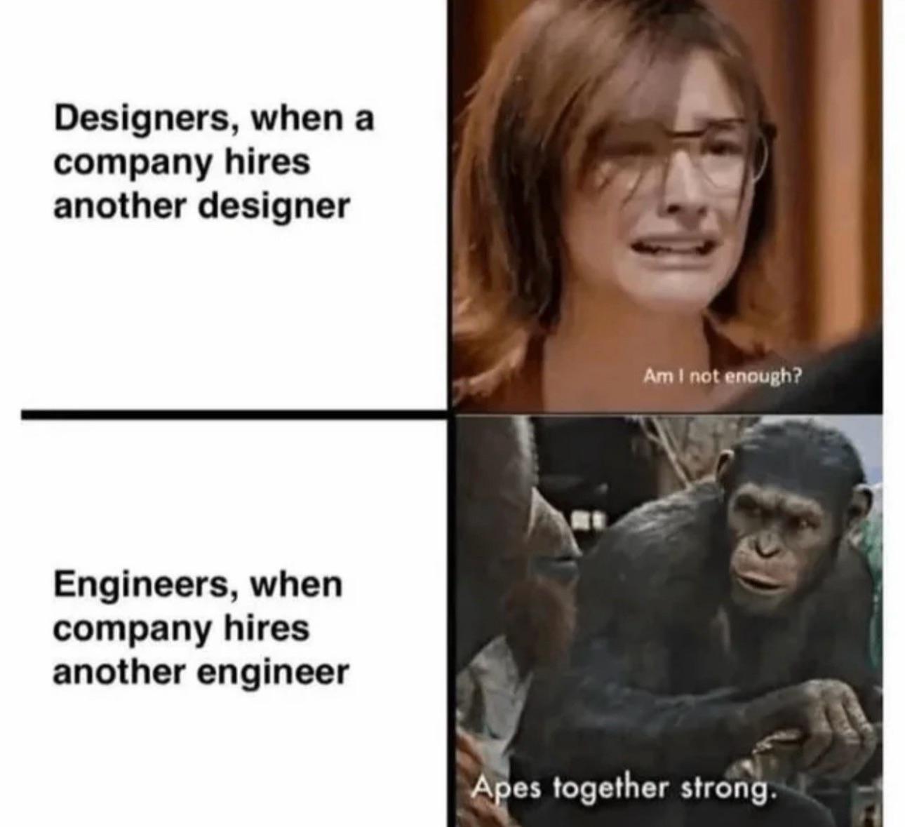 Engineers Don't See Rivals They See Witnesses
