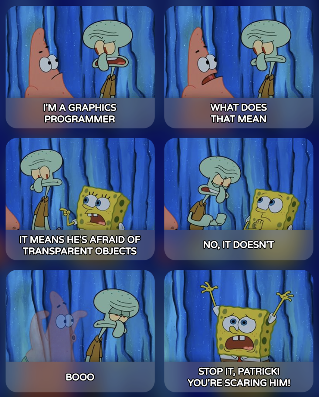 Glass Gives Me Nightmares
