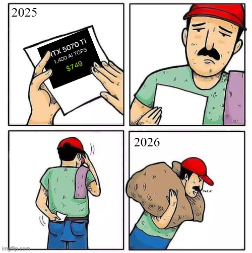 As I Was Carrying Fertilizer, I Remembered This Meme. My Gpu Better Hold Lmao