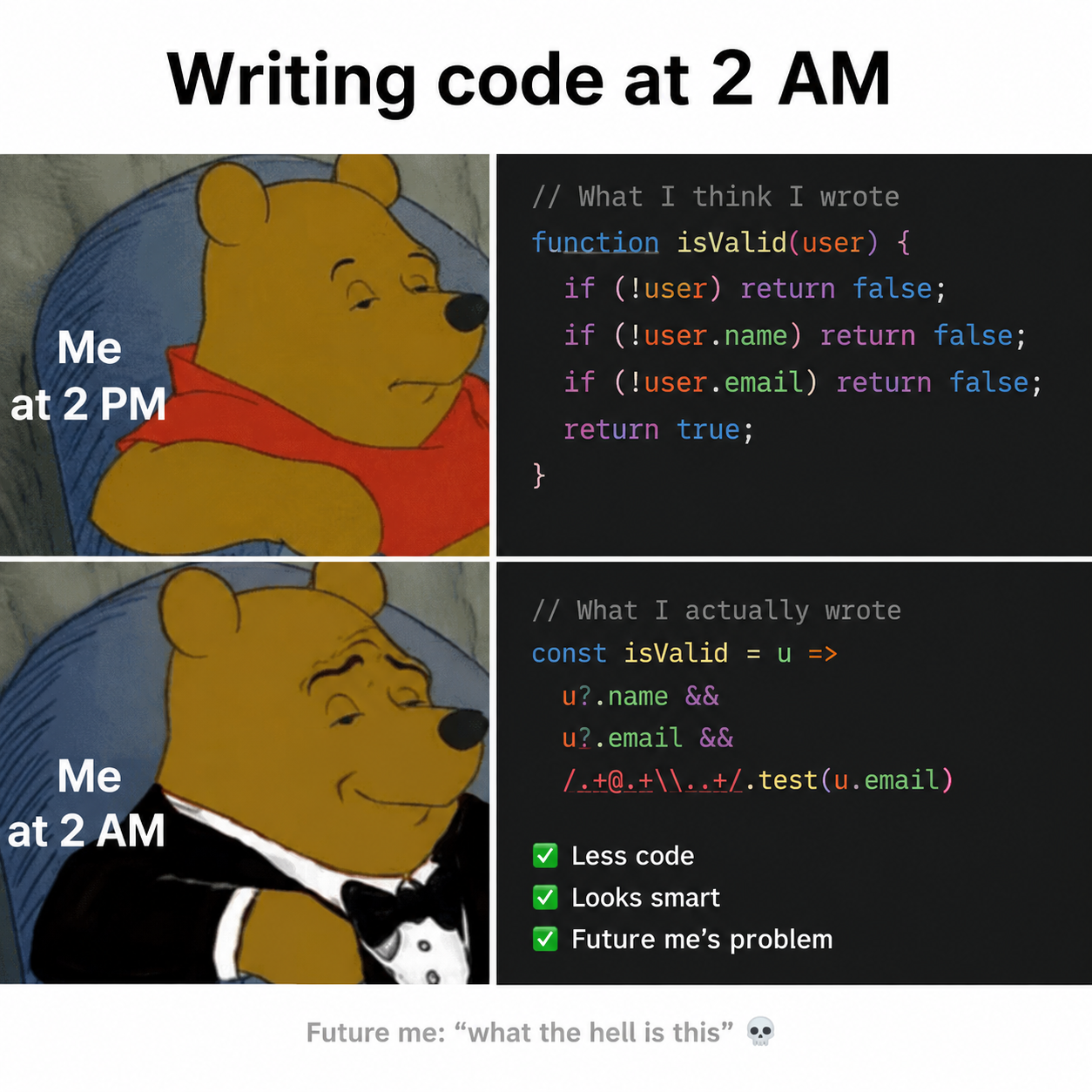 Thought This Was Genius At 2 Am · ProgrammerHumor.io