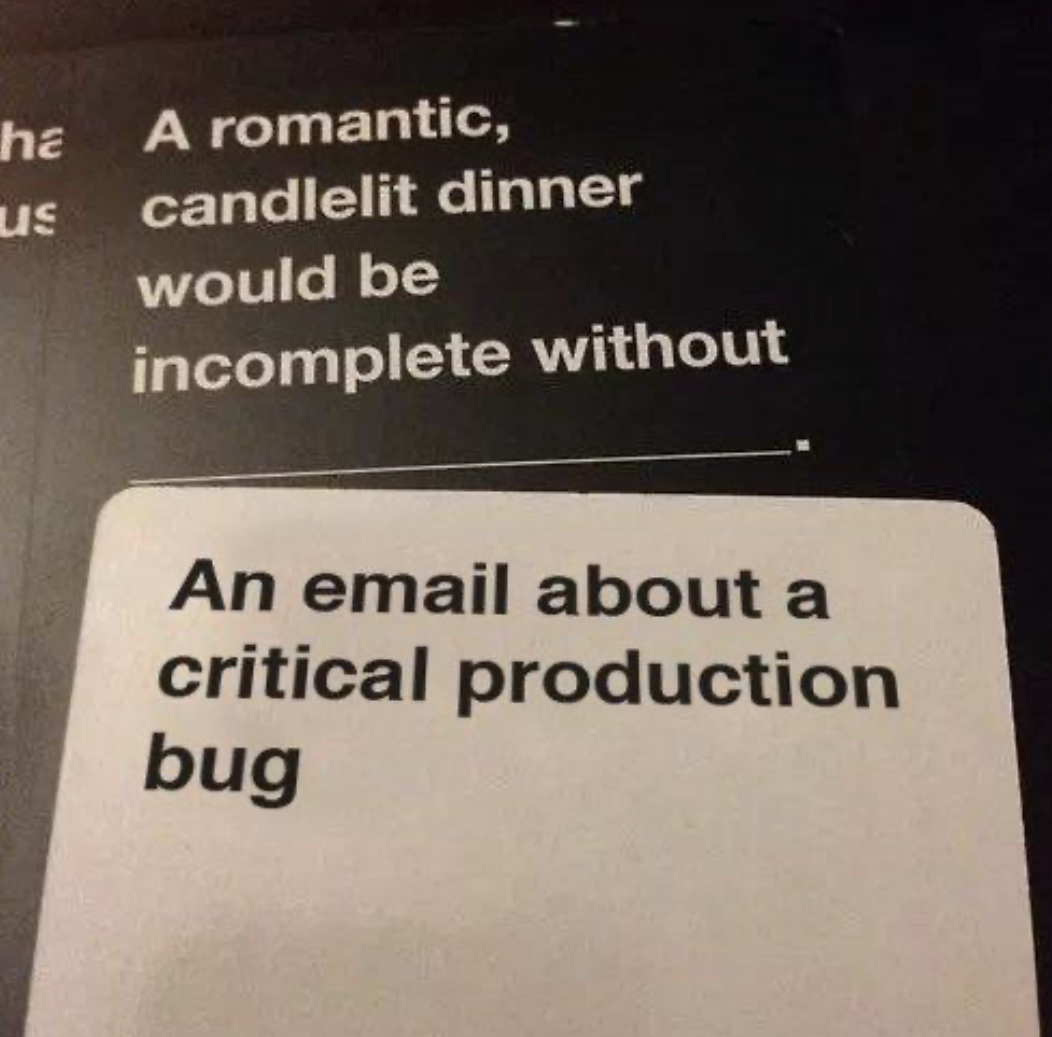 Candlelit Dinner Is Need Email Bug