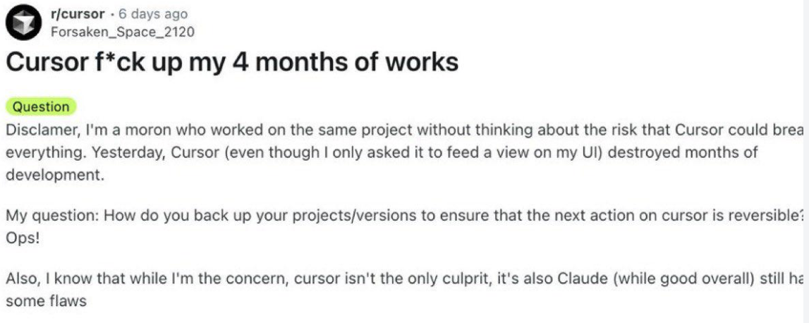 Cursor Fck Up My 4 Months Of Works
