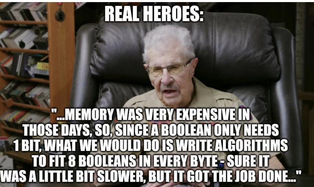 Old Programmers Telling War Stories Be Like